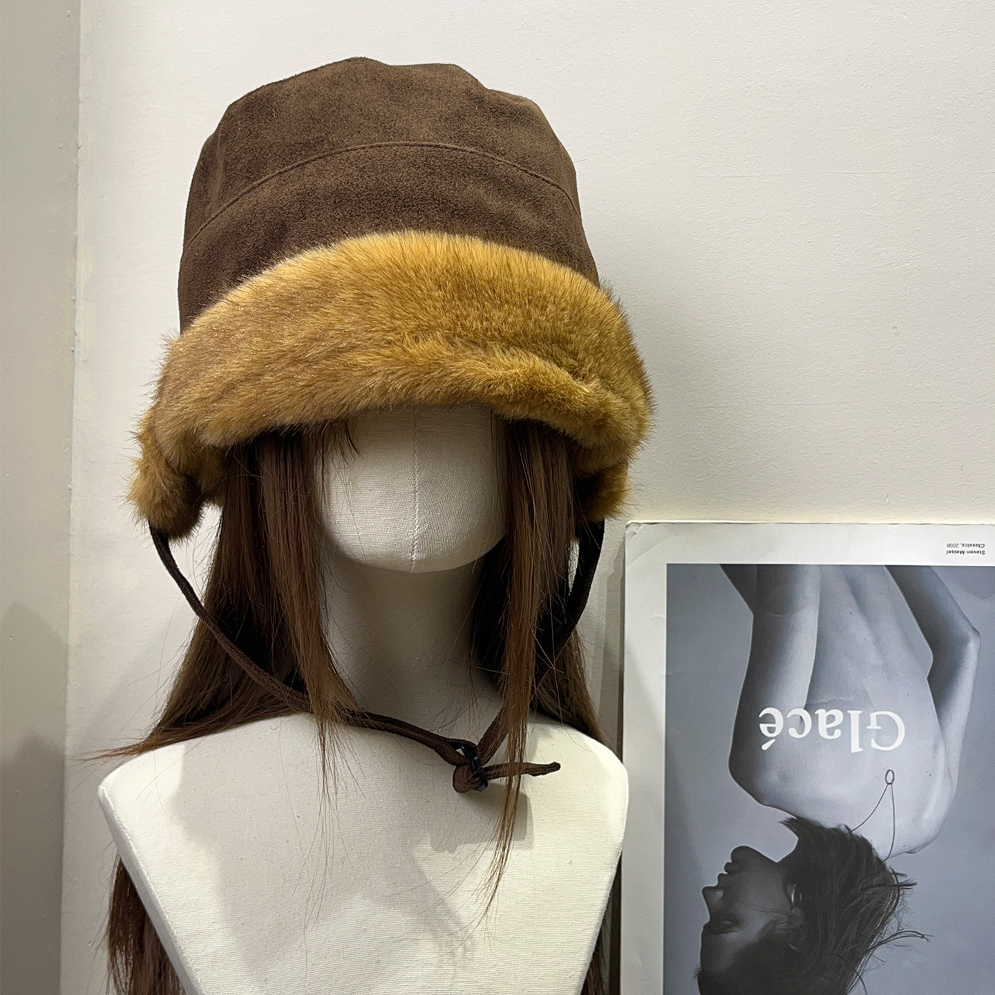 复古毛绒哈尔滨旅游雷锋帽女冬季百搭加厚保暖护耳渔夫帽防寒帽子