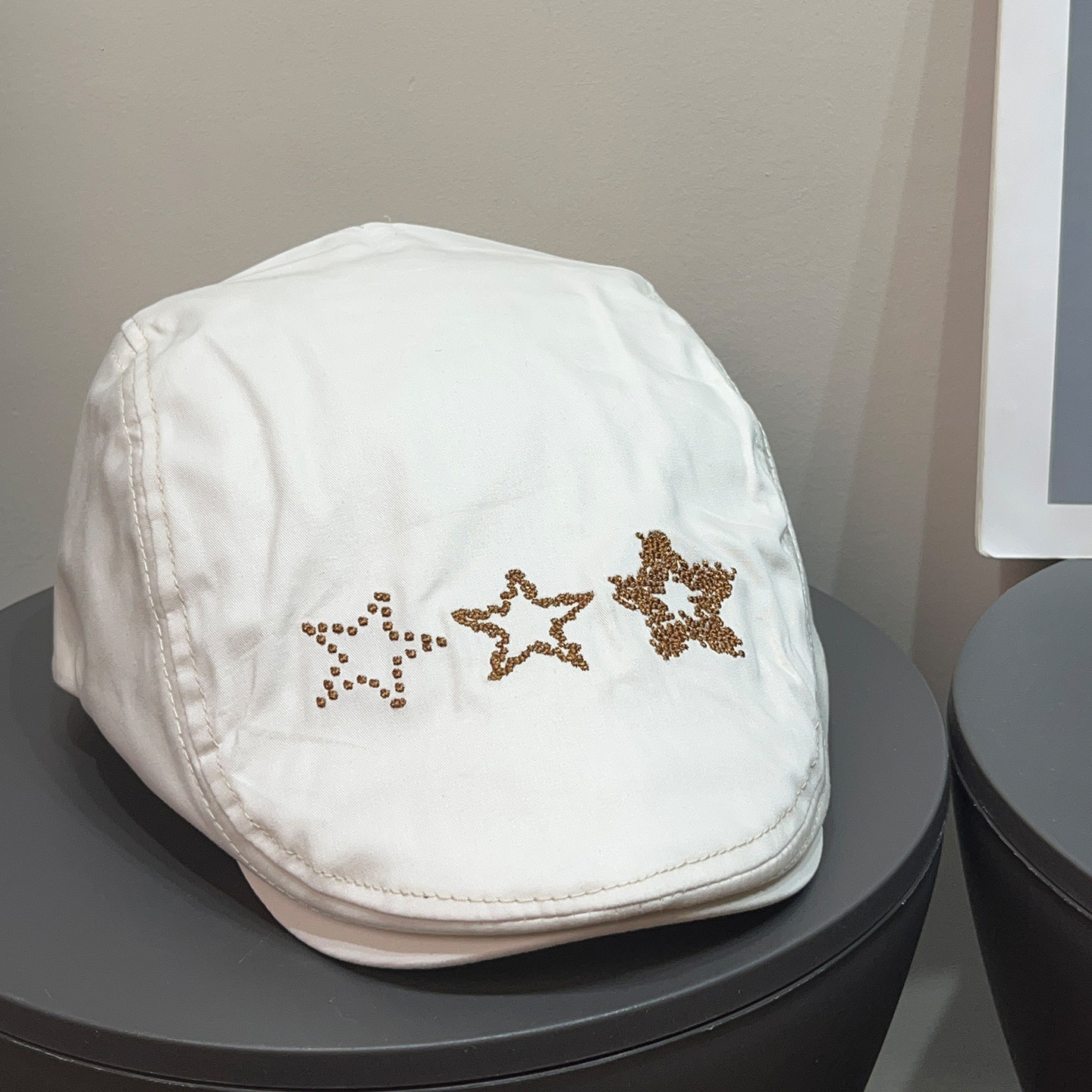 千禧辣妹复古重工刺绣星星前进帽女春夏百搭遮阳显脸小画家帽子潮,服饰配件/皮带/帽子/围巾,帽子,淘宝优惠券,粉丝福利购,淘宝优惠卷