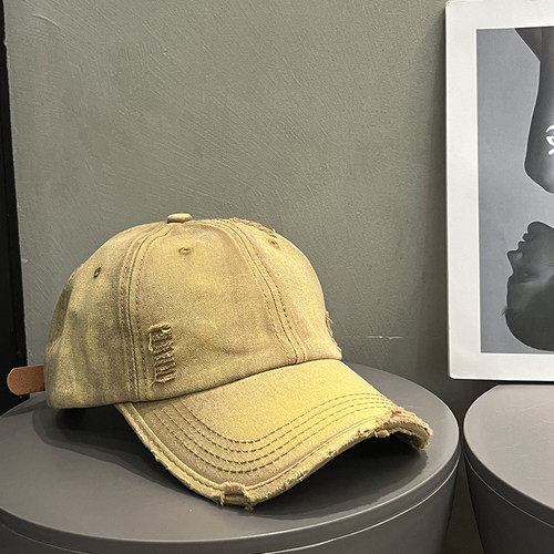 黄色棒球帽韩版ins显脸小百搭潮
