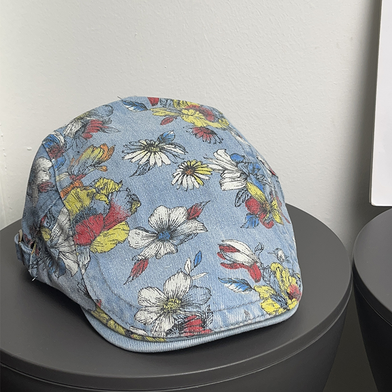 前进帽鸭舌亚文化花朵牛仔雅痞