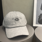 大头围韩版 百搭休闲全棉棒球帽女秋冬保暖复古显脸小鸭舌帽子男潮