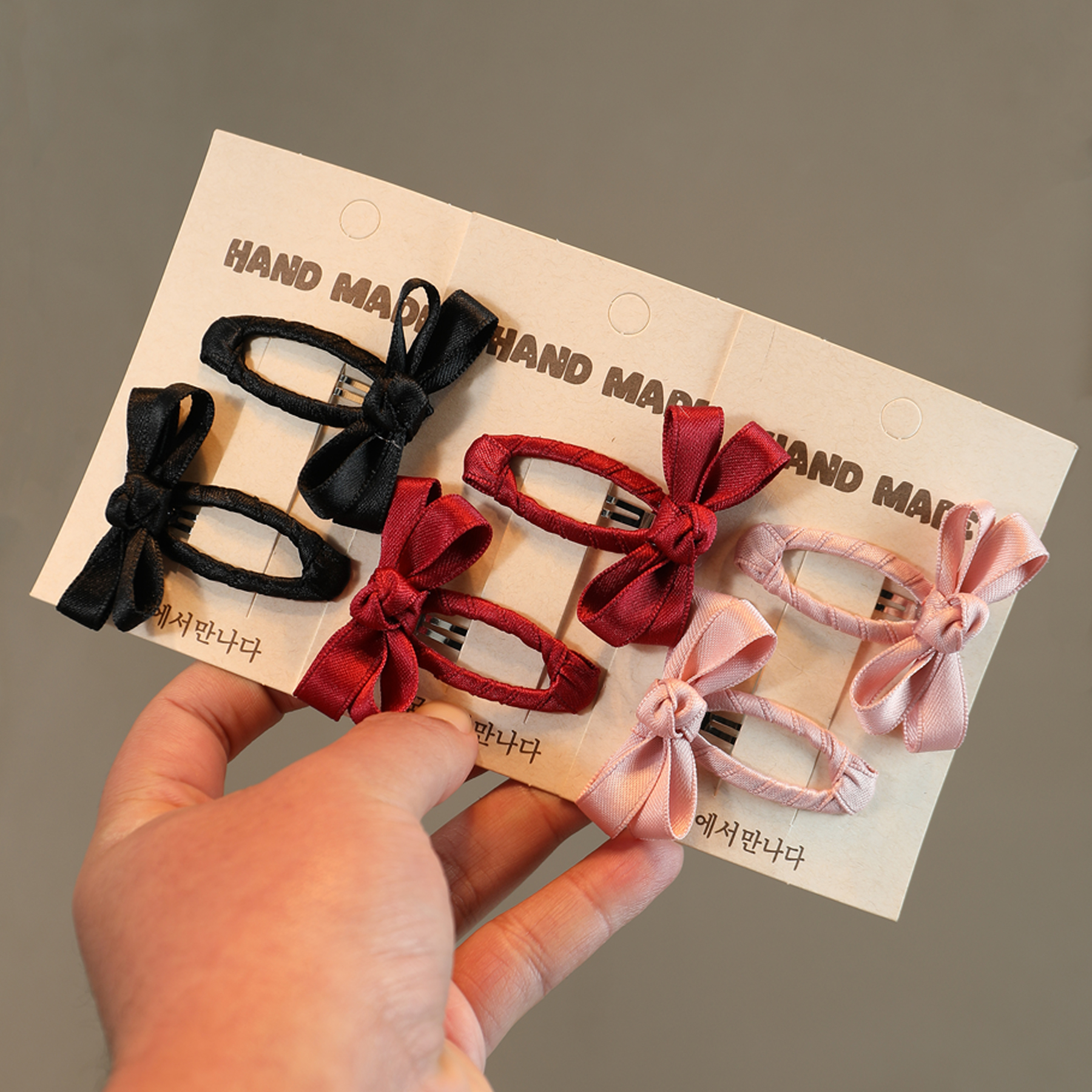 儿童韩版小蝴蝶结发夹