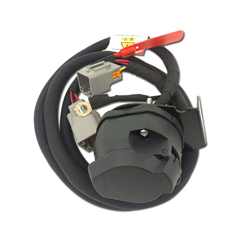 路虎发现三 四专用对插欧式13针线束免破线拖挂房车信号灯连接线