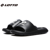 运动拖鞋 户外正品 男潮2025夏季 lotto乐途男鞋 新款 男士 防水凉拖鞋