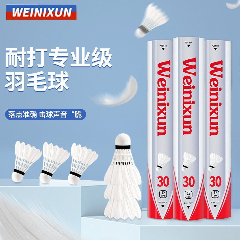 威尼逊羽毛球正品 初级练习娱乐训练球 成人学生业余批发羽毛球