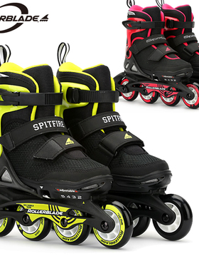 Rollerblade SL儿童轮滑鞋可调初学男女孩直排溜冰旱冰全套装