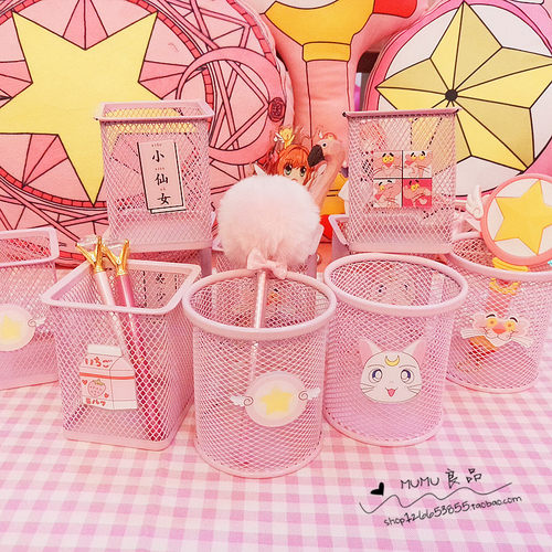 日系卡通笔筒桌面动漫周边