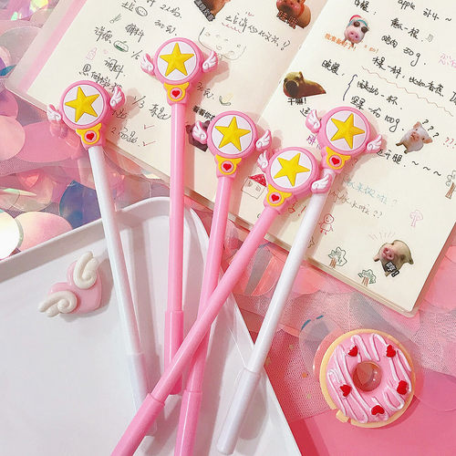 日系少女翅膀签字笔动漫周边