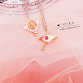 MUMU良品百变小樱星星项链二次元 软妹少女心项链鸟头项圈动漫周边