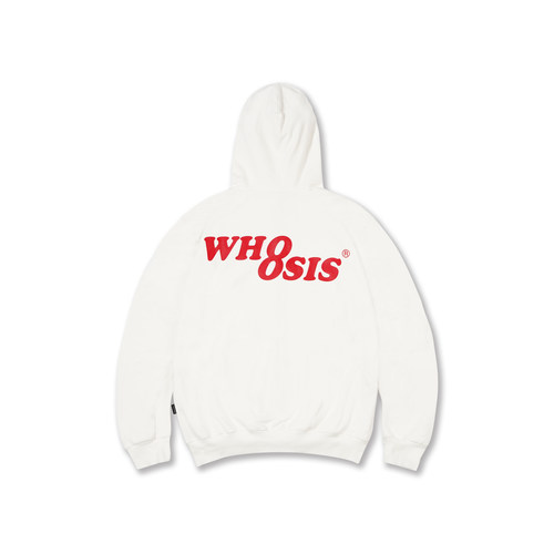 WHOOSIS8字logo拉链帽衫