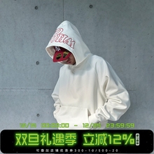 WHOOSIS（不知其名）刺绣logo帽衫秋冬情侣连帽卫衣简约百搭男女