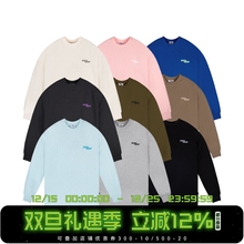 WHOOSIS（不知其名）基础logo华夫格长袖t恤秋冬打底衫男百搭情侣