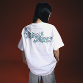 T恤夏季 蔷薇藤蔓刺绣短袖 休闲百搭男女校园潮 不知其名 WHOOSIS