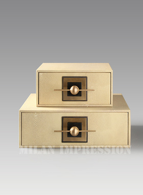 新中式风样板房白色首饰玄关柜