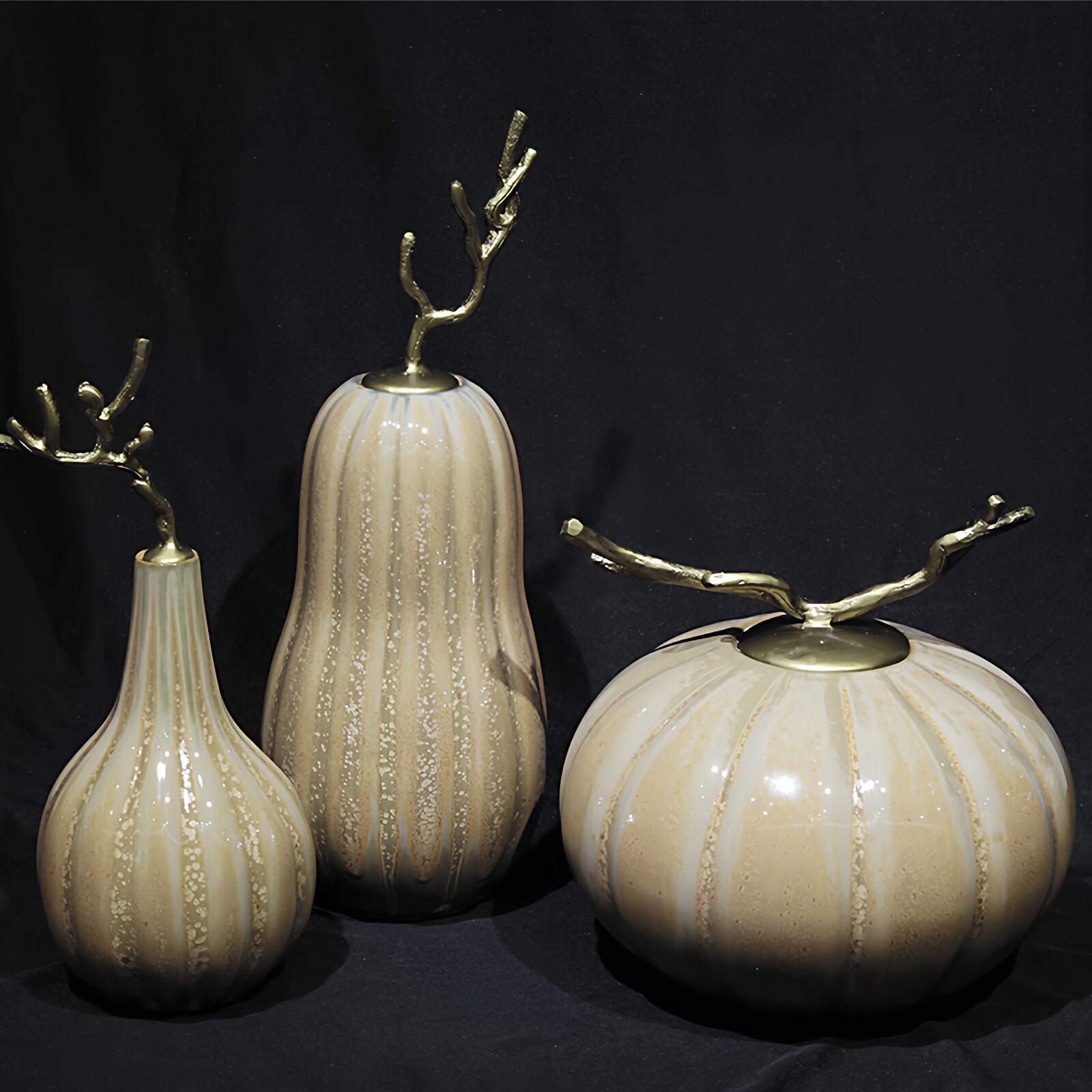 新中式现代欧式欧美样板间客厅家居饰品新房装饰品陶瓷储物罐摆件