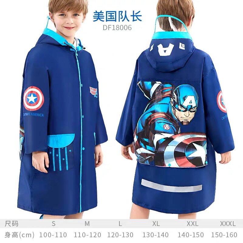 大书包位Disney/迪士尼儿童雨披