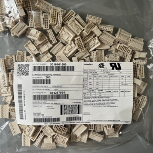 molex连接器 501646-1600 5016461600 16P胶壳 原装现货 一个起售