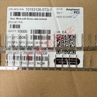 10153126-5T2LF 安费诺连接器 压线端子 接插件 可直拍 原装现货