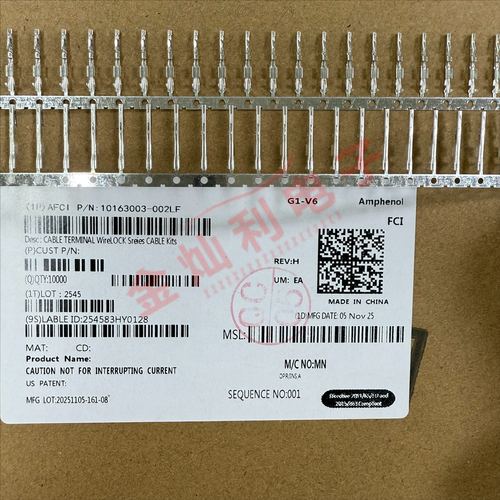 10163003-002LF 安费诺Amphenol 矩形连接器触点 连接器端子 现货