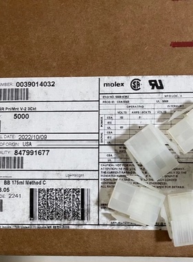 molex连接器 3901-4032 39014032 39-01-4032 5559-03P2 一个起拍
