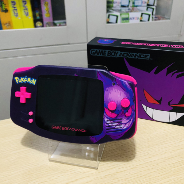 任天堂GAMEBOY advance GBA游戏机彩色高亮-耿鬼主题限定怀旧便携