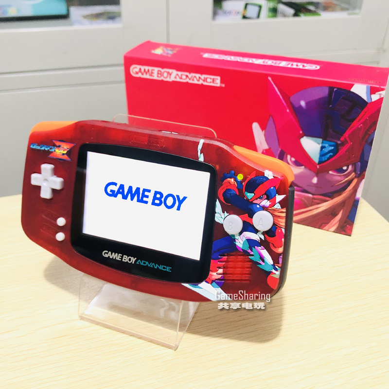 任天堂GAMEBOY ADVANCE高亮GBA掌机游戏机怀旧送男友送礼洛克人红
