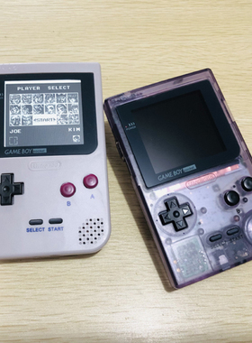 原装任天堂GAMEBOY POCKET经典游戏机GBP GB黑白掌机薄机怀旧高亮
