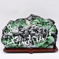 Natural imitation Jade Shi Xiuyan jade rough rough Shiqi empty city planned Nanyang Dushan jade swing carving imitation jadeite sauce jade