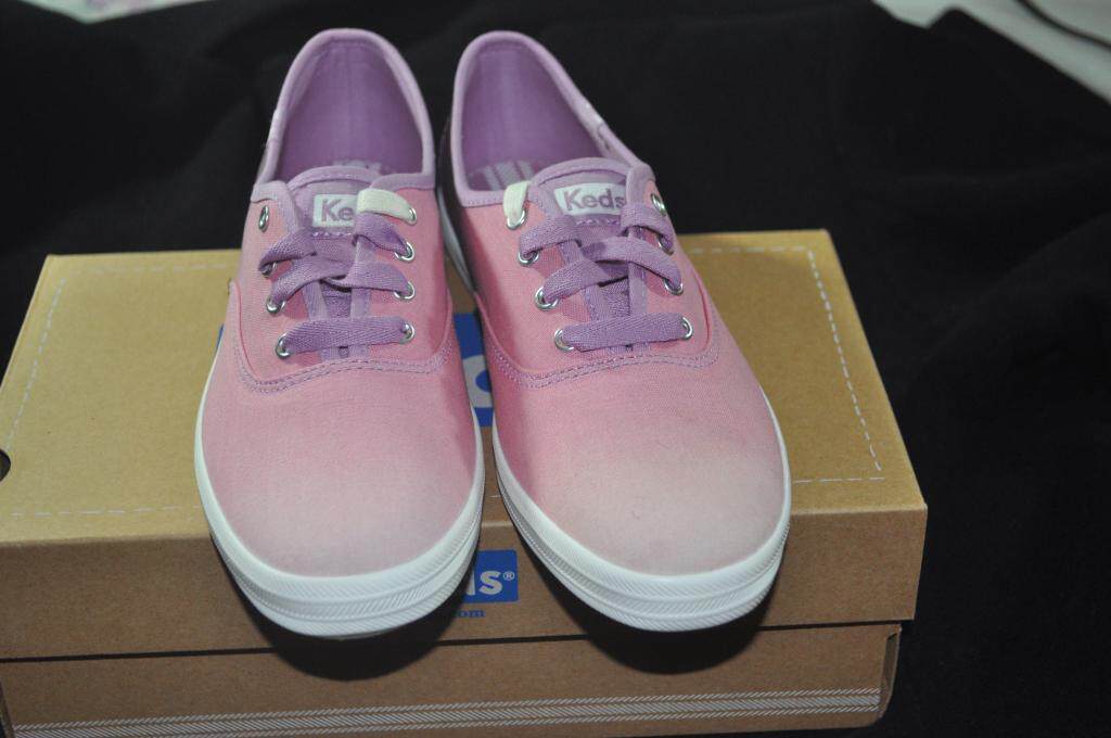 Keds Krystal郑秀晶Taylor Swift帆布鞋平底鞋 渐变款