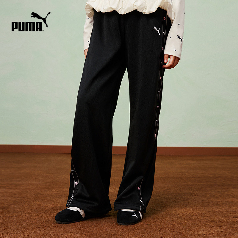PUMA彪马童装26春季新款儿童长裤女童休闲裤时尚潮流直筒裤裤子,童装/婴儿装/亲子装,裤子,淘宝优惠券,粉丝福利购,淘宝优惠卷