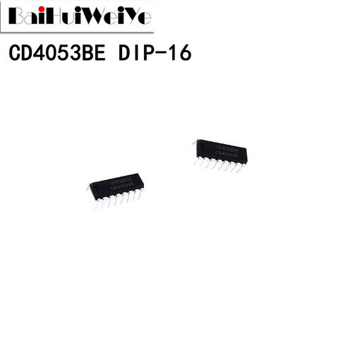 CD4053BE 直插DIP-16 全新大国产