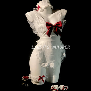 蓝菲私语「午后甜茶」 纯欲女仆cos性感诱惑情调趣味内衣制服睡衣