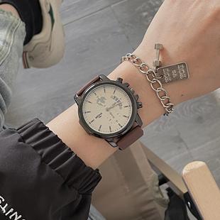 大表盘手表男初高中学生韩版 商务休闲 潮流防水炫酷青少年运动个性