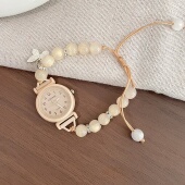 显白手链手表女生小众简约ins风学生考试高中生小表盘可爱小清新