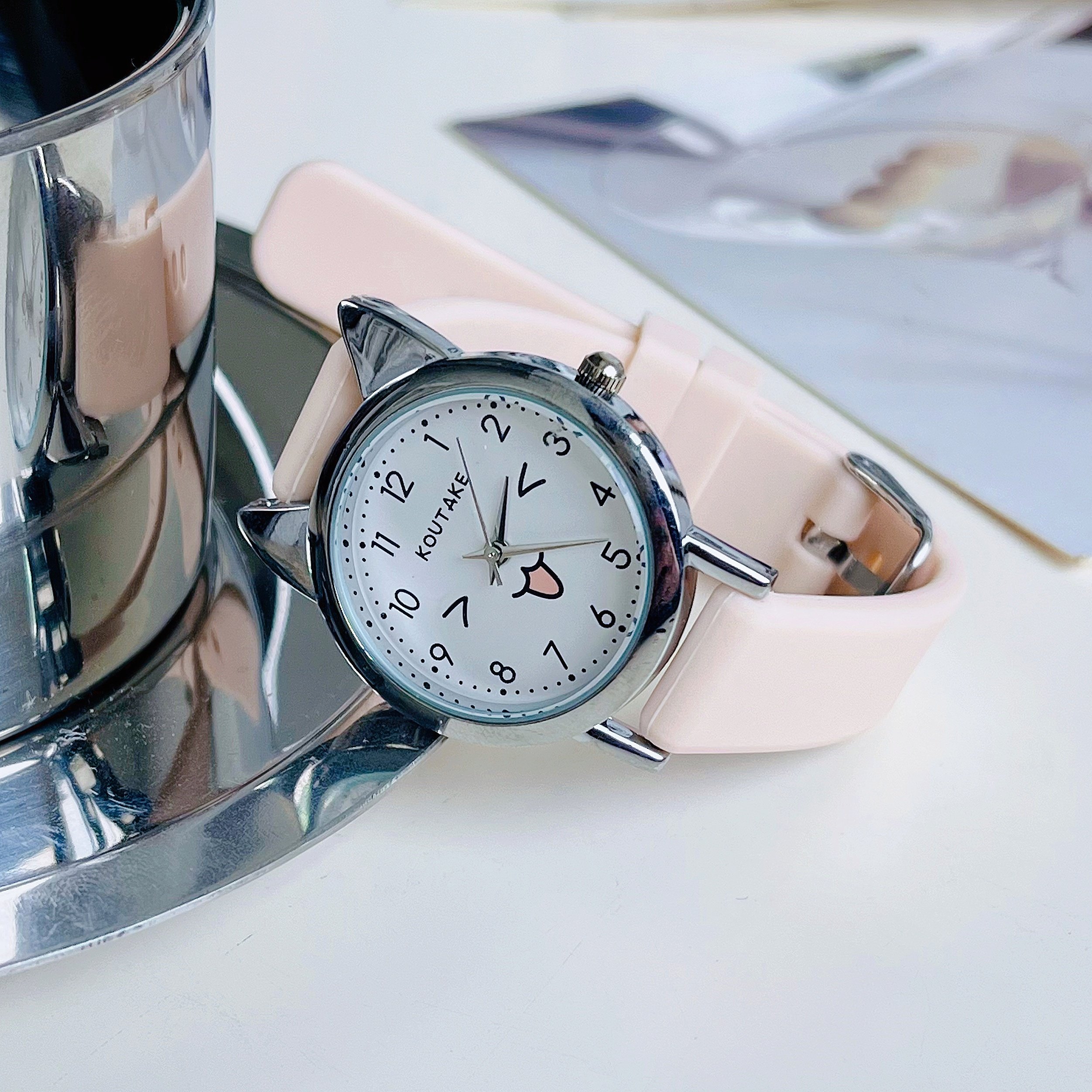 儿童手表6-12岁上学考试专用少女孩小学生初中只看时间可爱小清新,手表,国产腕表,淘宝优惠券,粉丝福利购,淘宝优惠卷