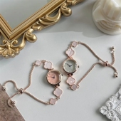 四叶草手链手表女款 轻奢小众设计感高颜值学生生日礼物女生简约