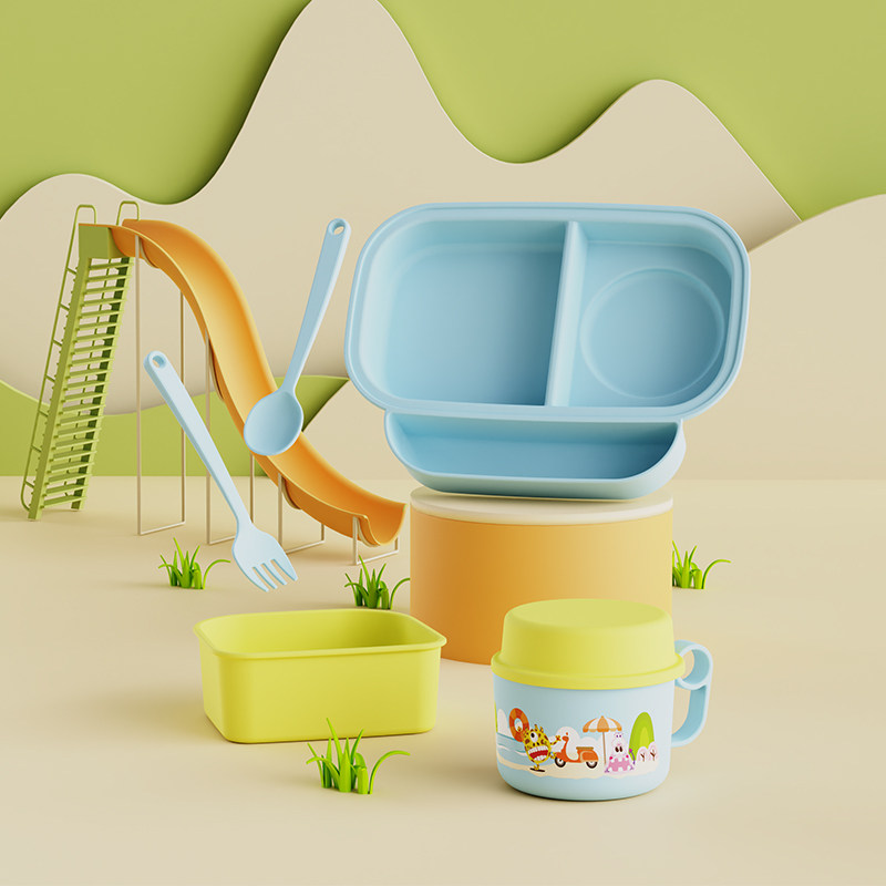 dearya/逗芽家 分格儿童餐具套装