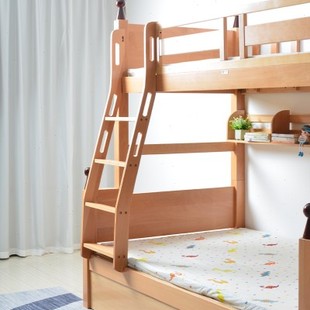 厂实木榉木上下床高箱床小户型儿童子母床高低床成人上下铺多储促