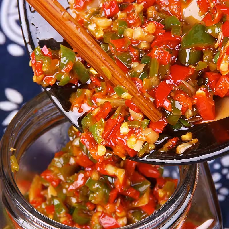辣椒酱瓶下饭菜蒜蓉辣椒酱湖南