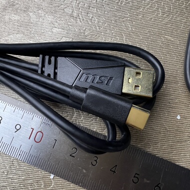 原装msi微星TYPE-C数据线镀金头铜网屏蔽铜线1.5米长6A超级快充USB转tpyec适用华为小米等充电器线快充线