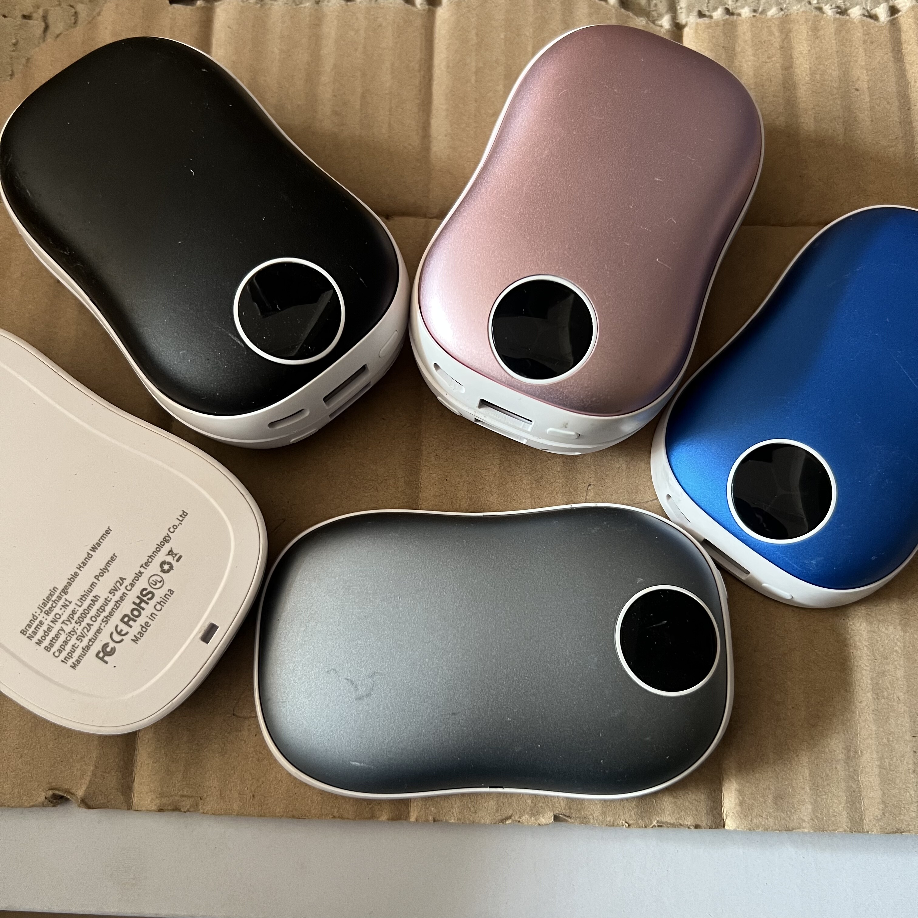 DIY暖手宝热水袋暖宝宝USB充电款电热宝暖肚子 聚合物5000mah电芯