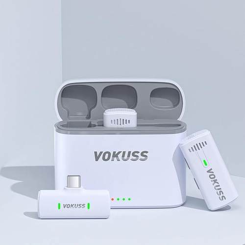 【请勿乱拍】拆配件用麦克风充电仓百科仕VOKUSS无线麦克风领夹式