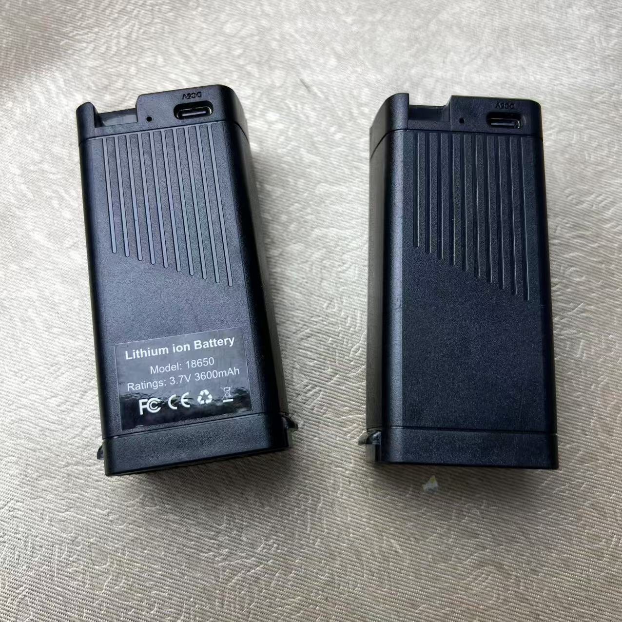DIY改装 2只18650并联电池组3.7V蓝牙音箱充电宝电压5V 3600mah