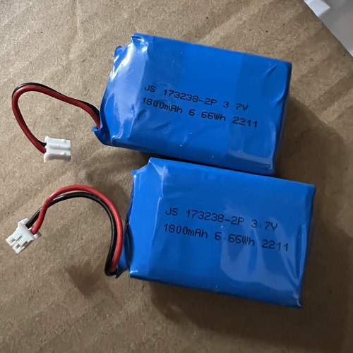 3.7V聚合物锂电池1800mAh充电电池蓝牙音箱美容仪投影仪173238