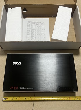 美国BOSS品牌汽车功放汽车音响改装升级AB类功放4路2400W重低音
