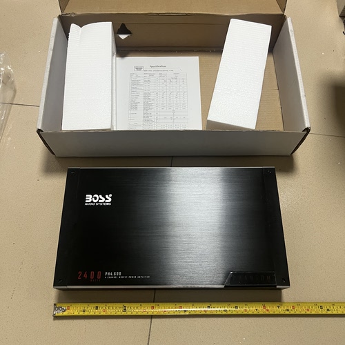美国BOSS品牌汽车功放汽车音响改装升级AB类功放4路2400W重低音