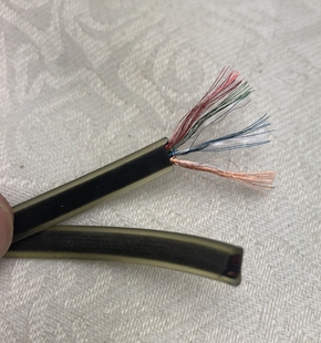 带屏蔽线 PU防拉断漆包铜线 DIY加粗4芯数据线 USB线键盘线鼠标线