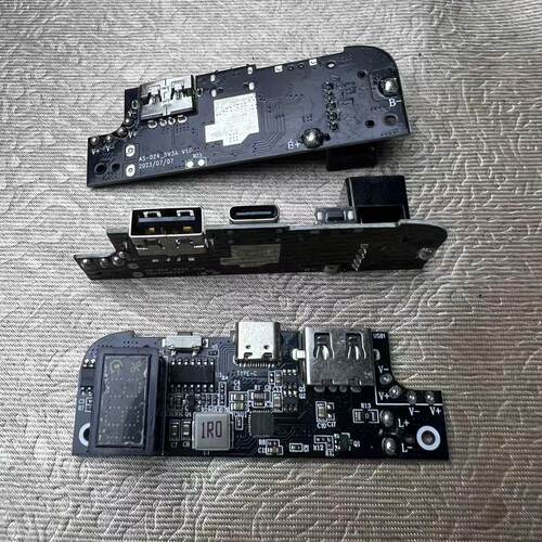 TYPE-C口数码电量显示升压板充电模块移动电源板充电宝主板线路板