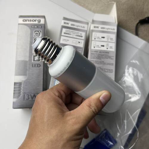棒棒灯ansorg家用LED灯泡E27螺口节能13W铝材散热片开关电源