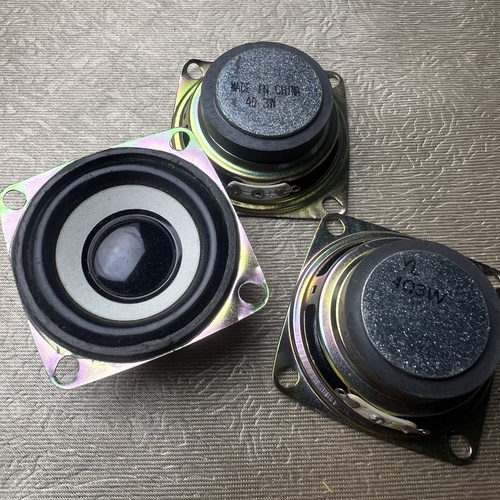 方形2寸52mm外磁黑磁喇叭 蓝牙音箱4欧3W多媒体音响扬声器